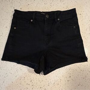 American Eagle Outfitters High Rise Black Jean Shorts